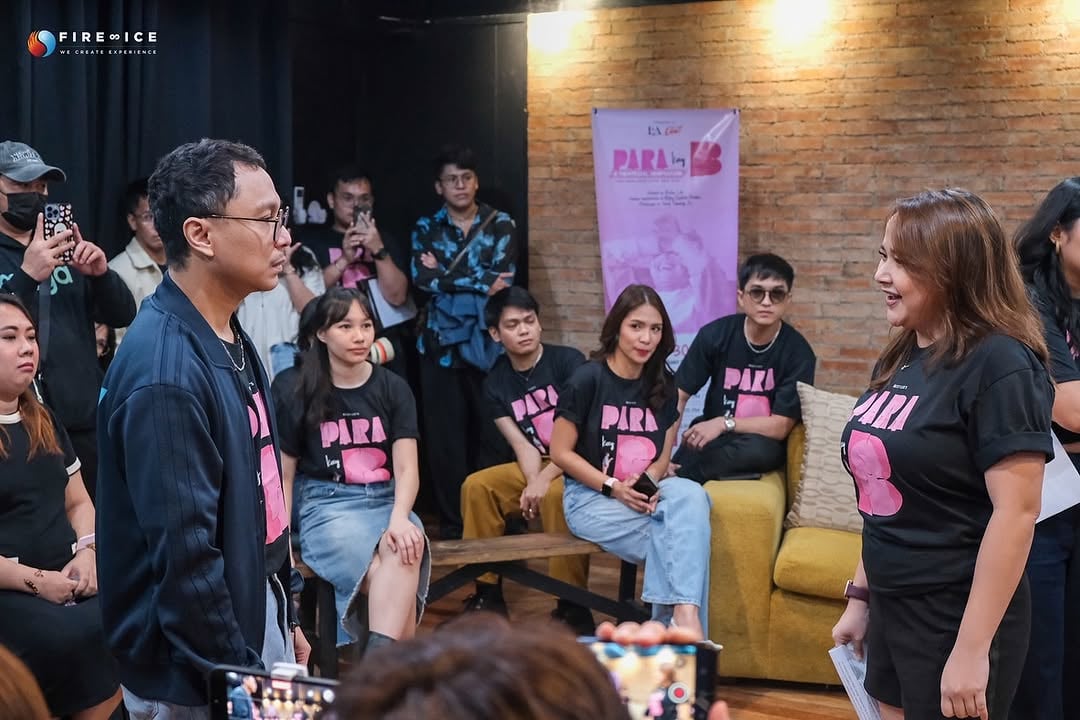 A scene from the upcoming musical inspired by Ricky Lee’s novel ‘Para Kay B.’