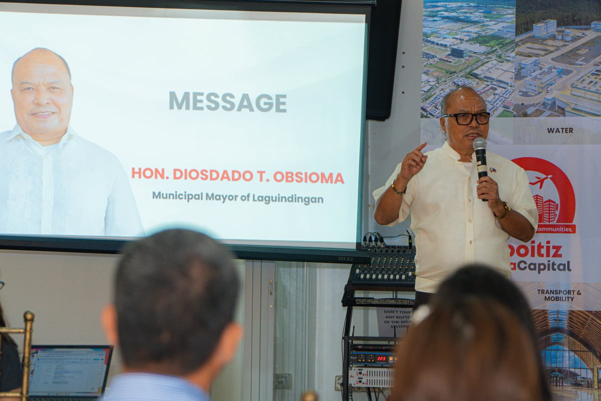 Laguindingan Municipality Mayor Diosdado T. Obsioma shared his pride and optimism for the development of the town and its people.