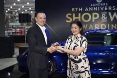 Landers Superstore awards Porsche, Kia to lucky raffle winners