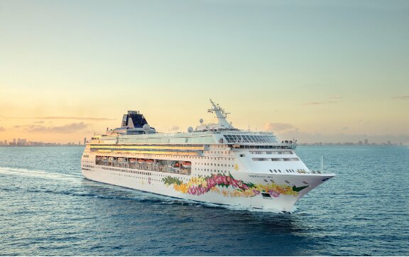 Norwegian Sky taking in the European waters.