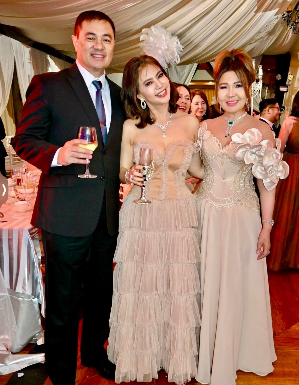 Monsour del Rosario, the author and Ofelia Wadle.