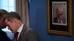 Trump’s mugshot on display at the White House