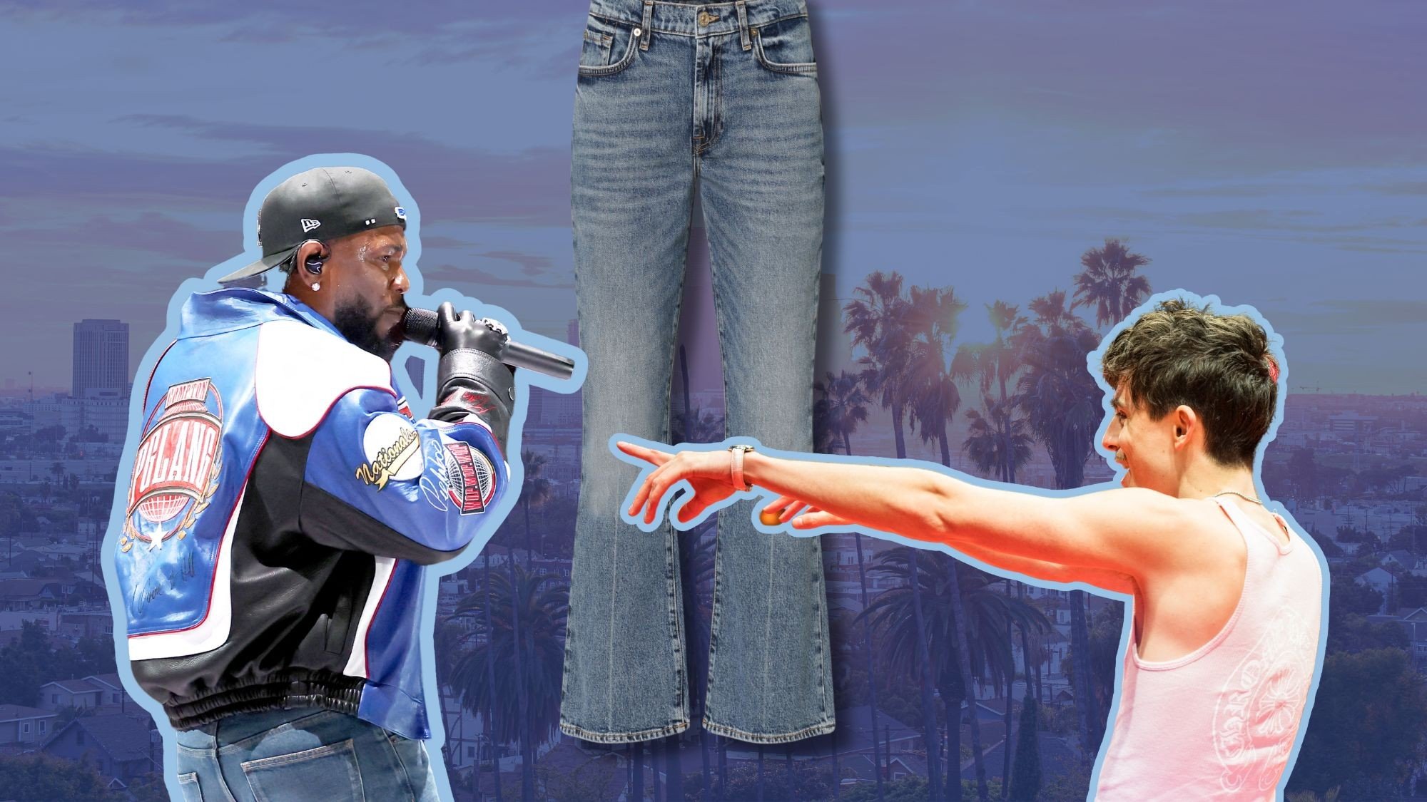 Timothée Chalamet and Kendrick Lamar’s bootcut jeans fuel fashion frenzy