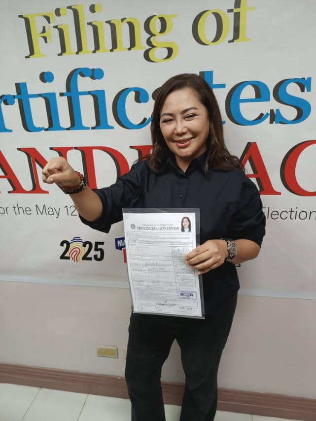 PDP Cebu Gubernatorial candidate Pamela Baricuatro