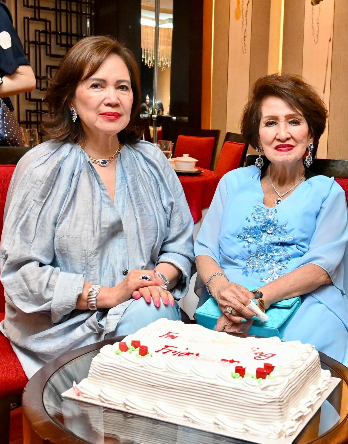 Bffs Nini Licaros and Nene Leonor.