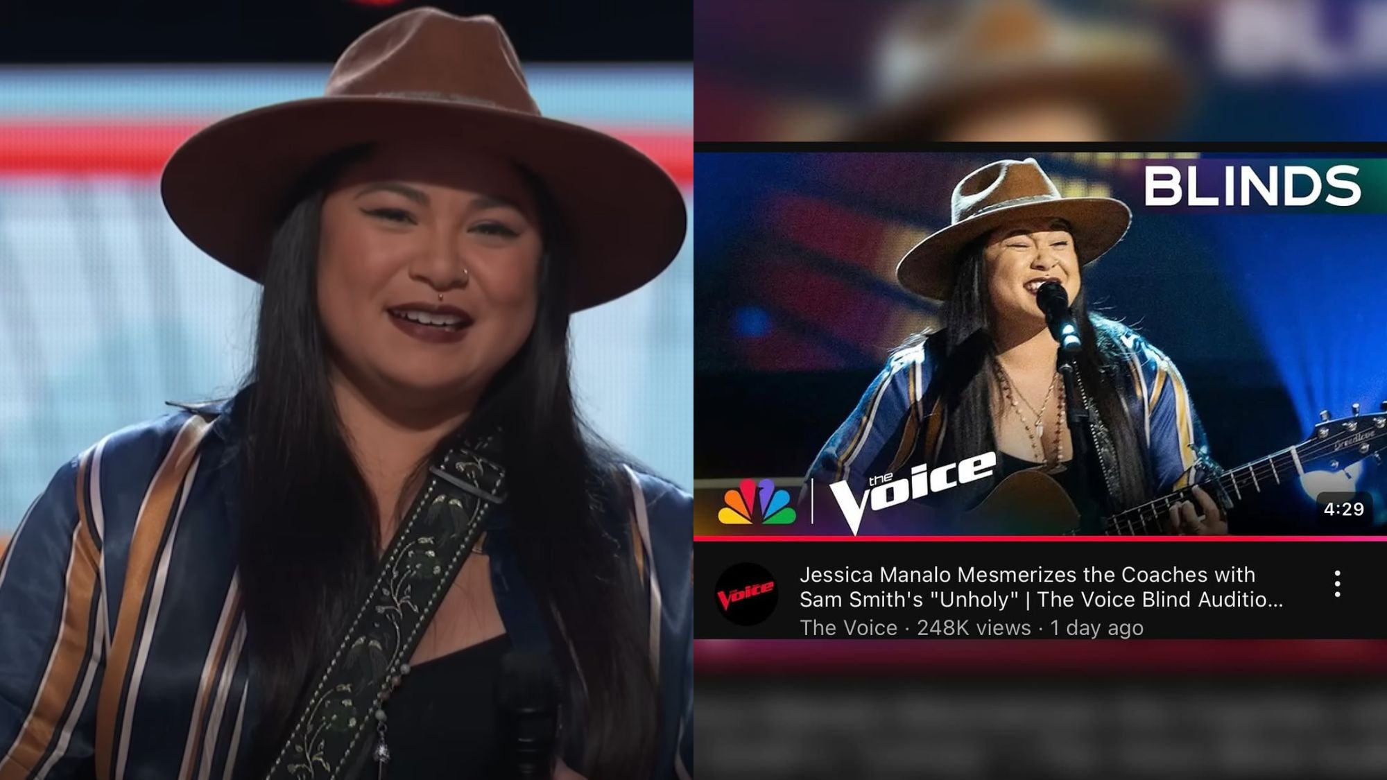 Filipina singer Jessica Manalo stuns in 'The Voice' USA S27 blind auditions