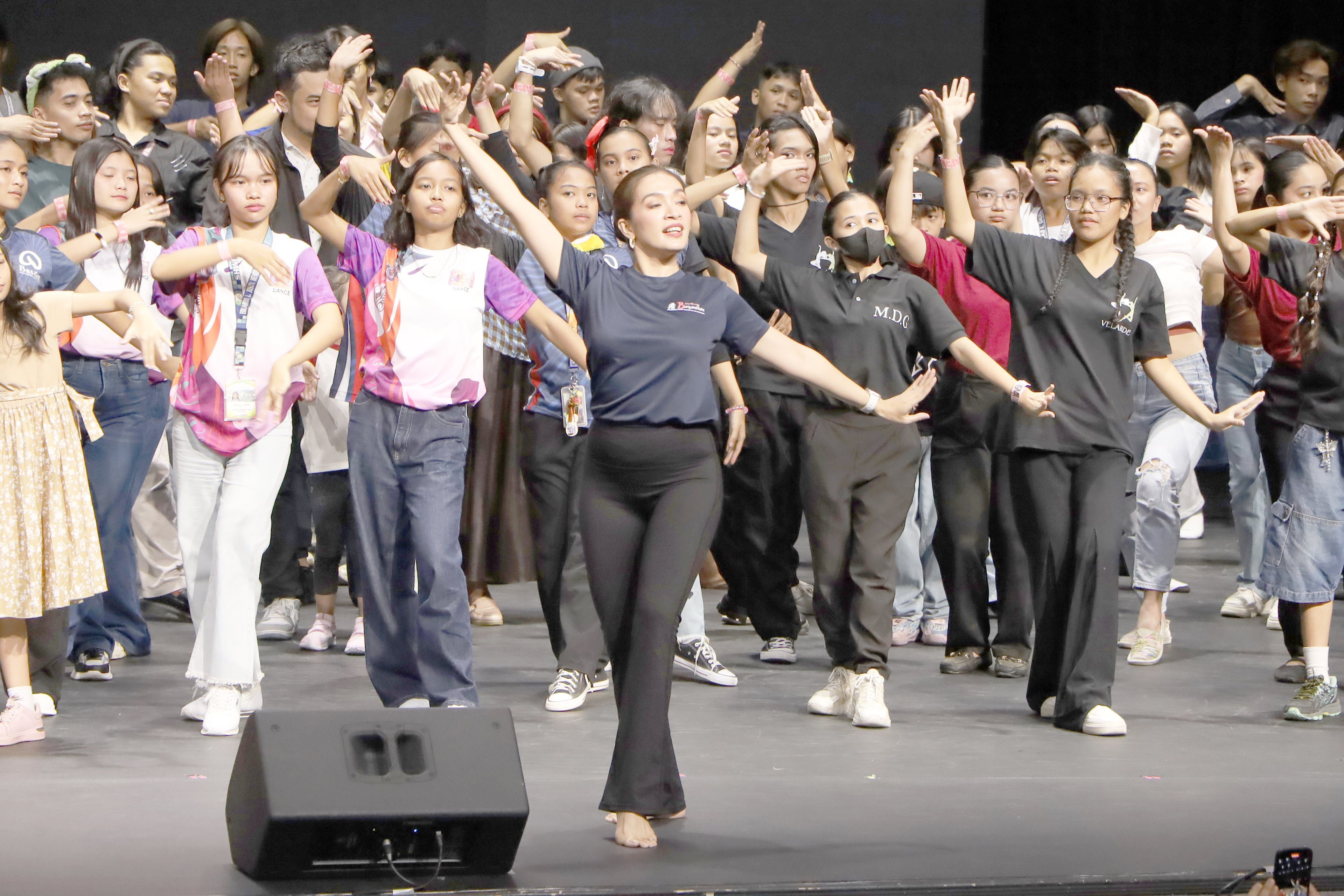 Dance workshop facilitated by the Bayanihan, The National Dance Company of the Philippines.