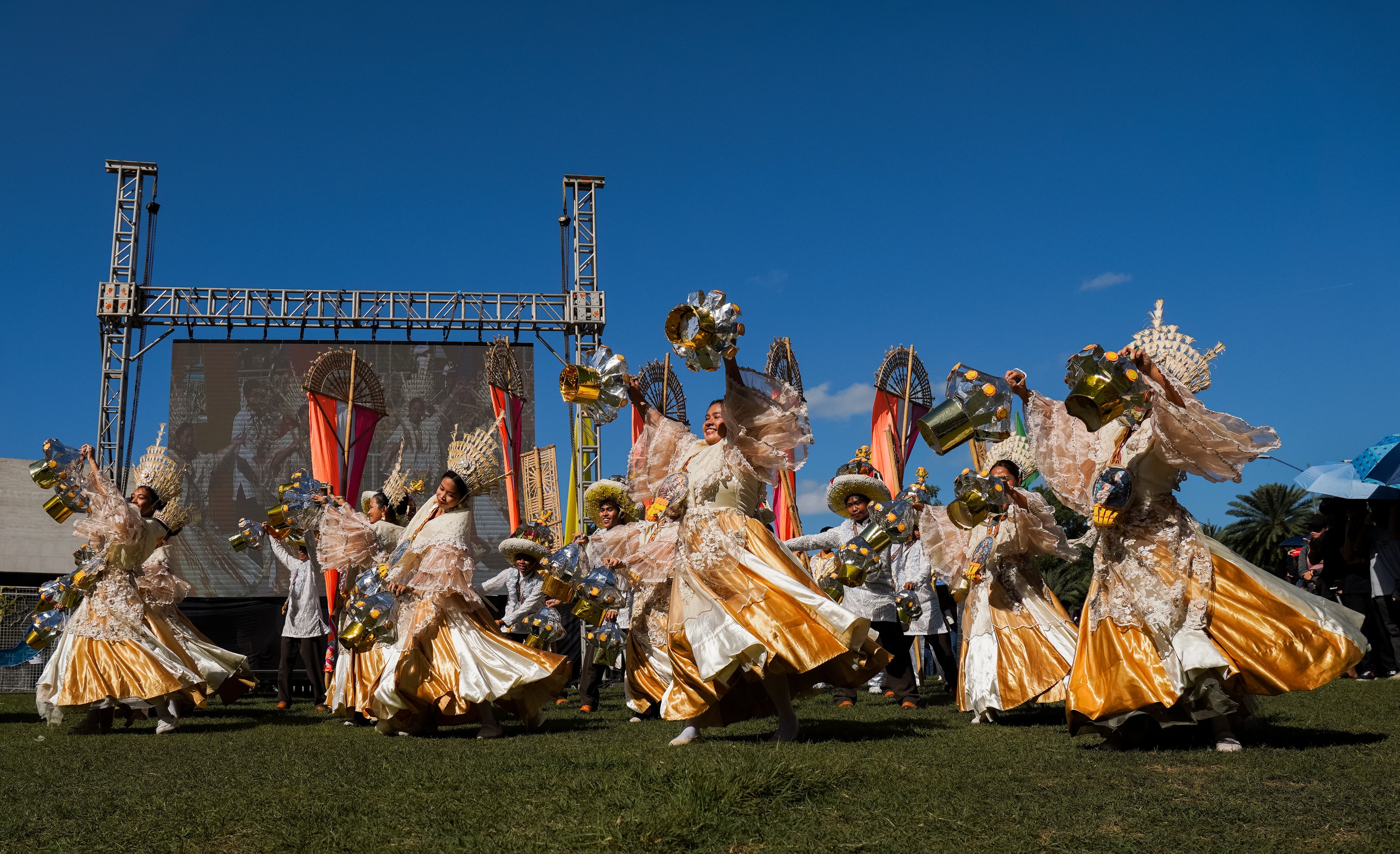 The Sining Tanglawan ng San Jose del Monte Performing Group during Pasinaya Festival’s opening program, ‘Panimula.’