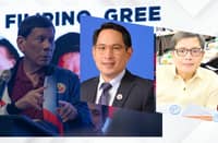 No laughing matter For Reps. Alonto Adiong (inset, left) and Jefferson Khonghun, former President Rodrigo Duterte’s rhetoric on bombing 15 senators to kingdom come is something that the National Bureau of Investigation should probe, similar to the threat issued by his daughter, Vice President Sara Duterte. The second highest official of the land vowed to have the First Couple and Speaker Martin Romualdez assassinated if she herself is killed by forces allied with the government.