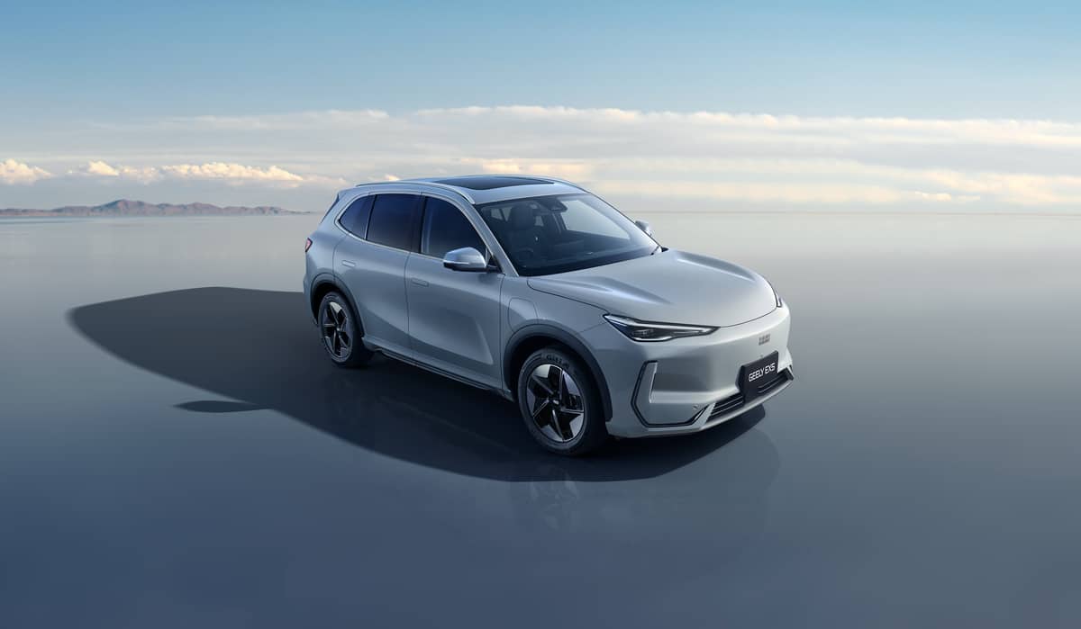 The Geely EX5, showcased at the brand’s relaunch, redefines new energy mobility.