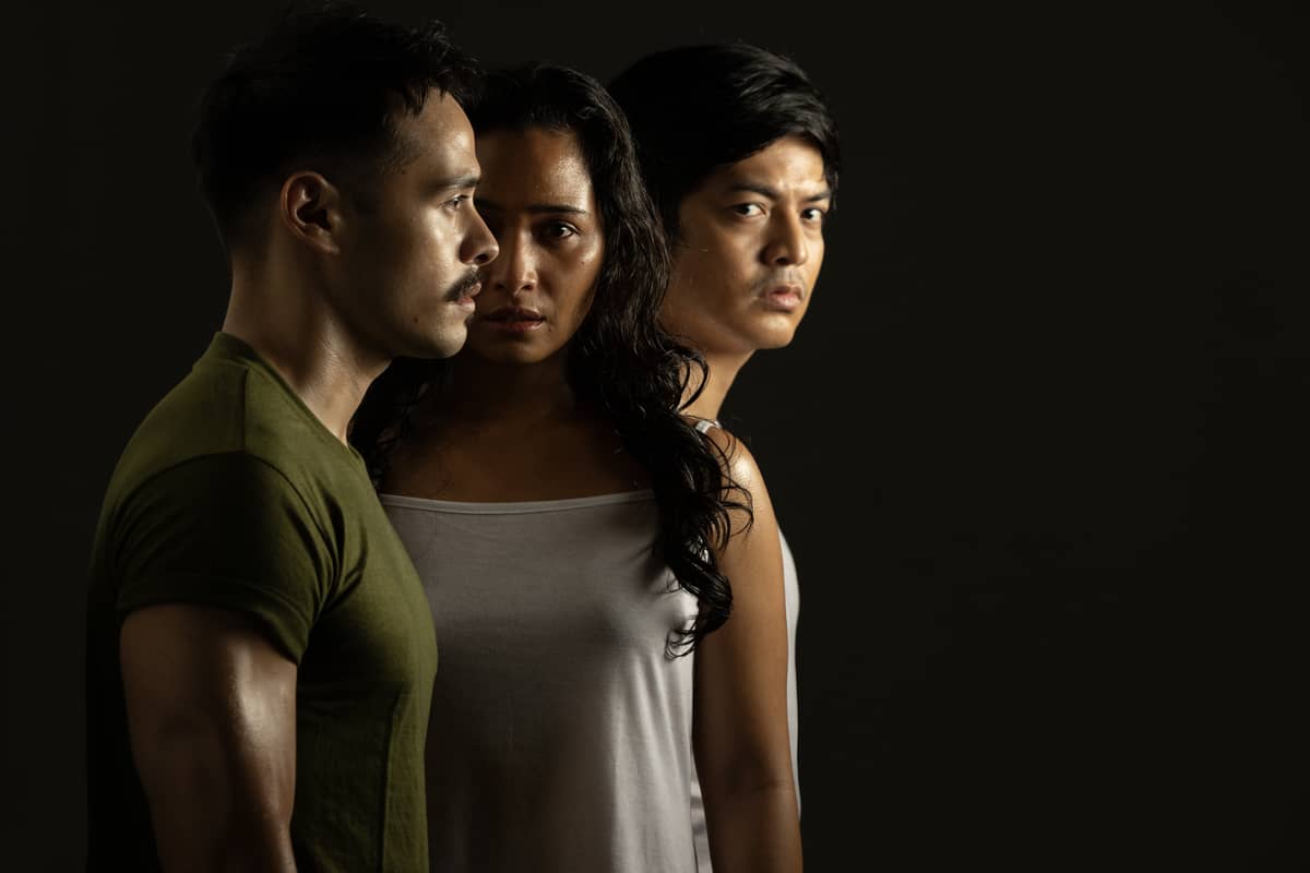 MARTIN del Rosario, Elora Espano and Ross Pesigan in ‘Anino Sa Likod ng Buwan.’