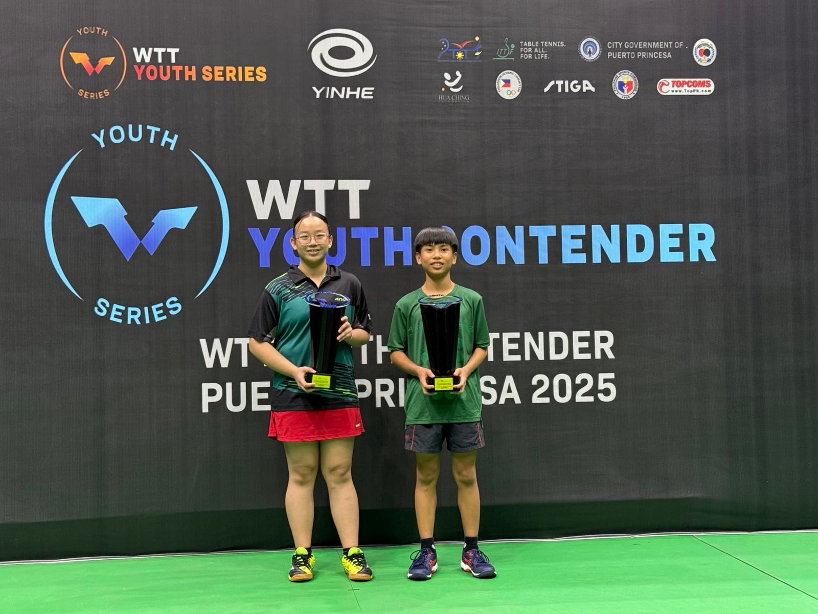 Ducanes, Banas bag WTT Youth U15 mixed doubles title