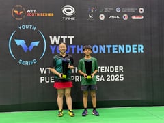 Ducanes, Banas bag WTT Youth U15 mixed doubles title