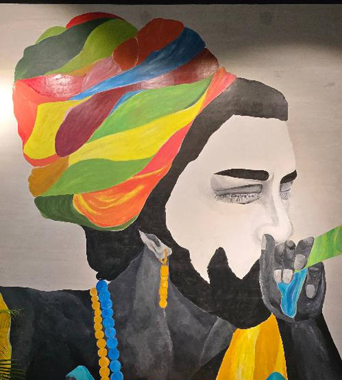 Mural painting by Gwen Trott