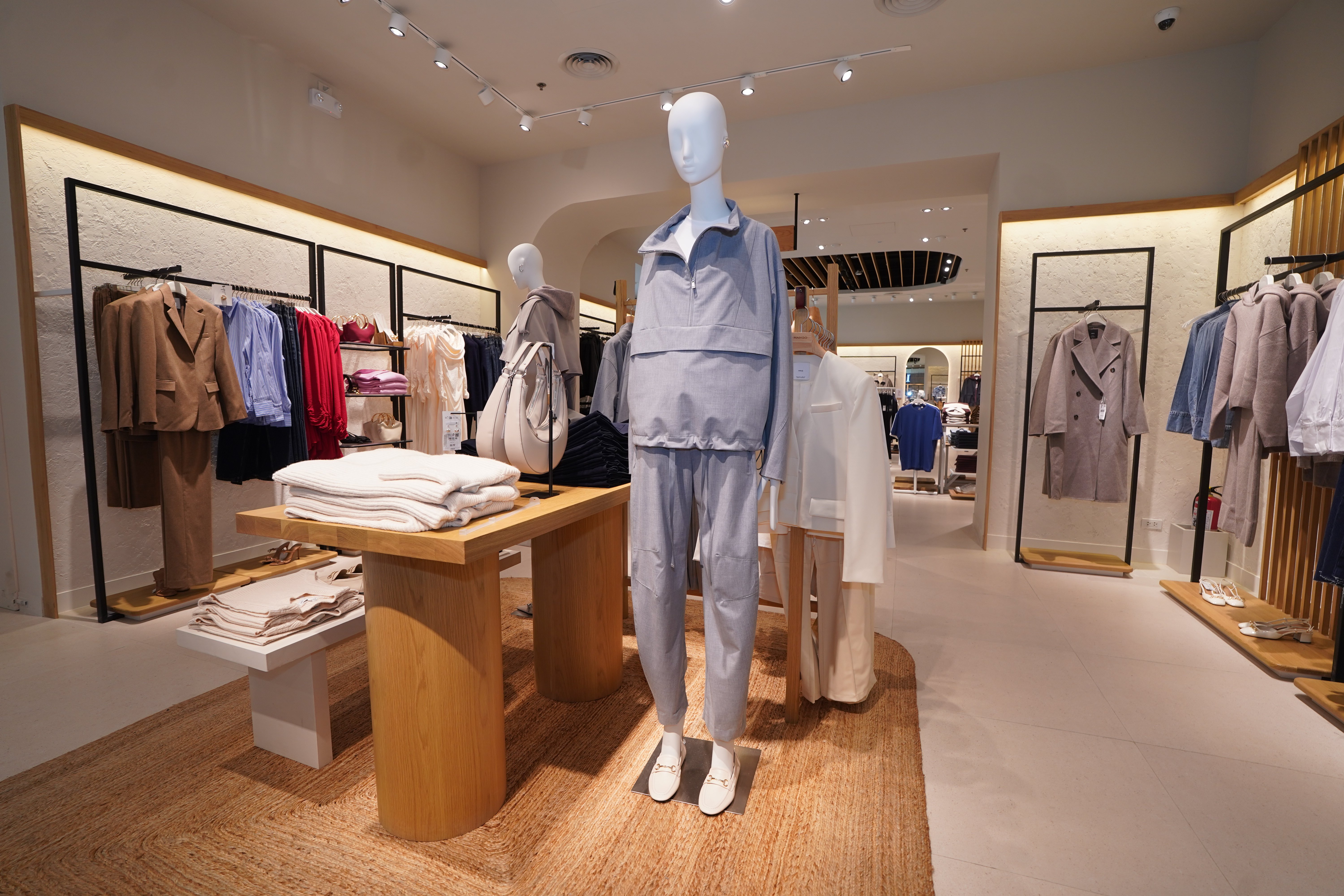 ‘Elevated athleisure’ was the key look showcased at the opening of Mango’s flagship store.
