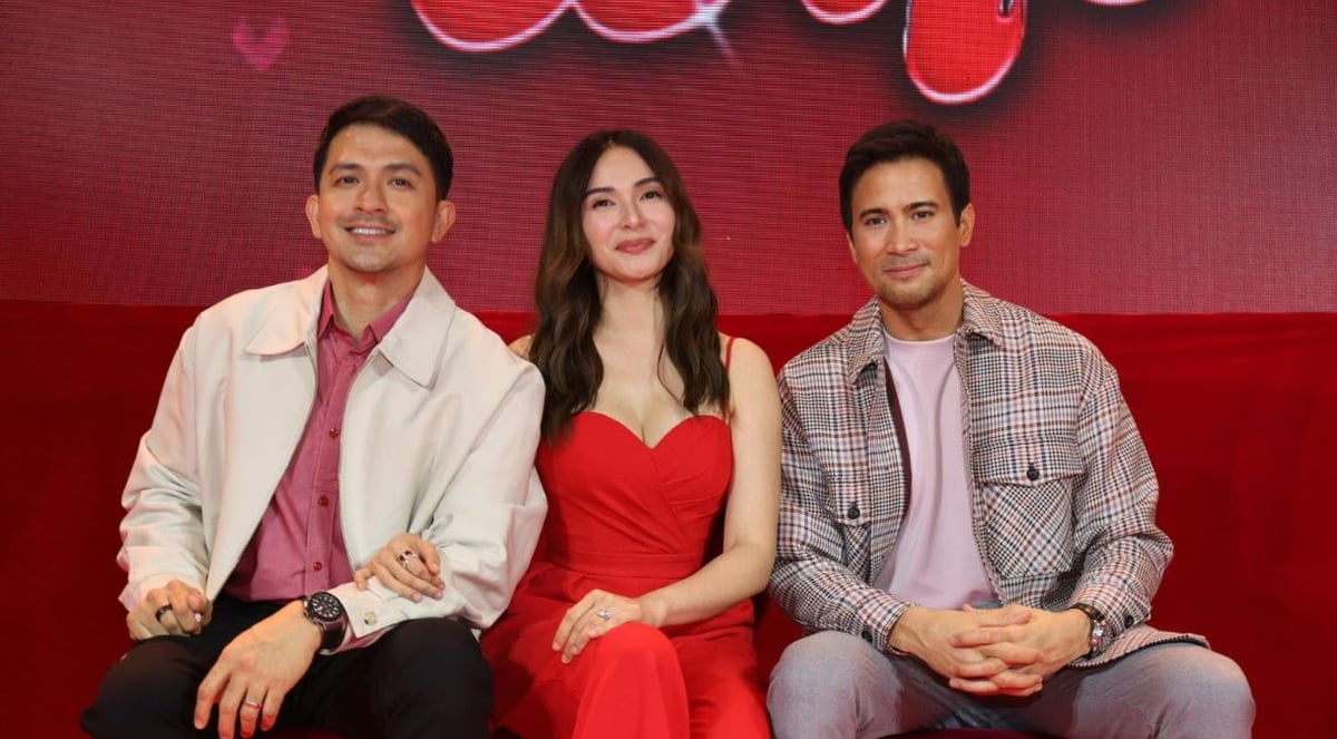 Dennis Trillo, Jennylyn Mercado and Sam Milby.