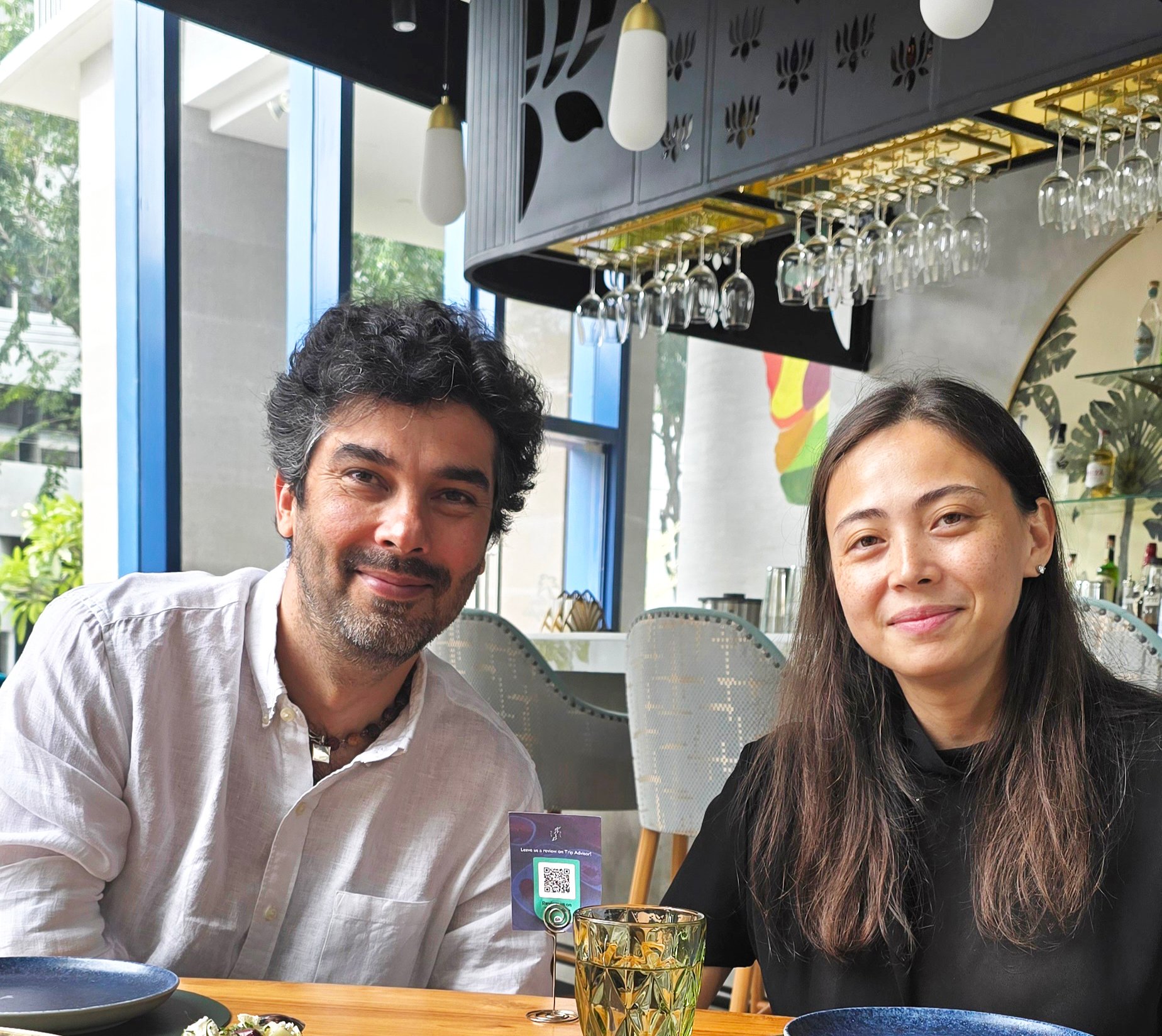 Gagan Sethi and Gwen Trott, owners of Goa Nights.