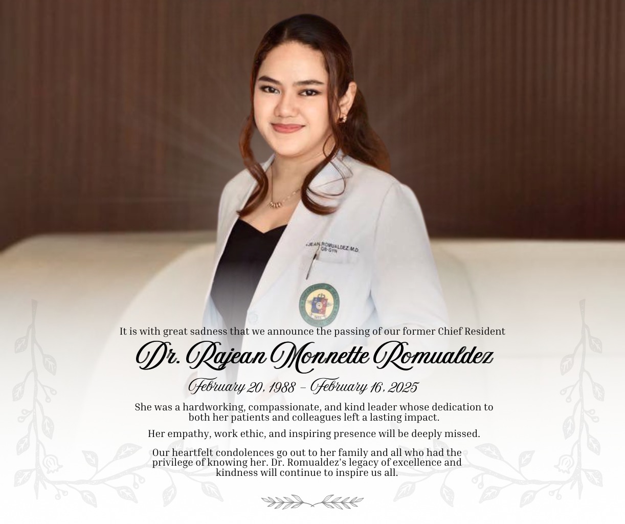 Medical community mourns death of doctor in Naga City