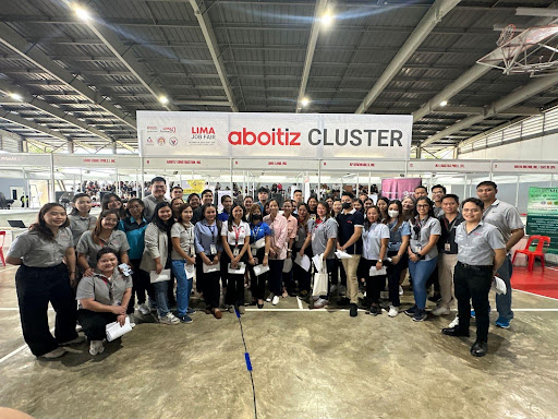 Aboitiz InfraCapital Economic Estates team at the LIMA Job Fair, connecting job seekers with growth opportunities.