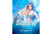 Poster for the Miss World 2025 in Telangana, India