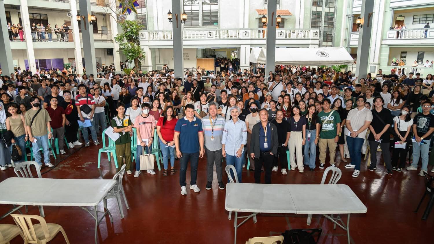 Manila college students receive boost