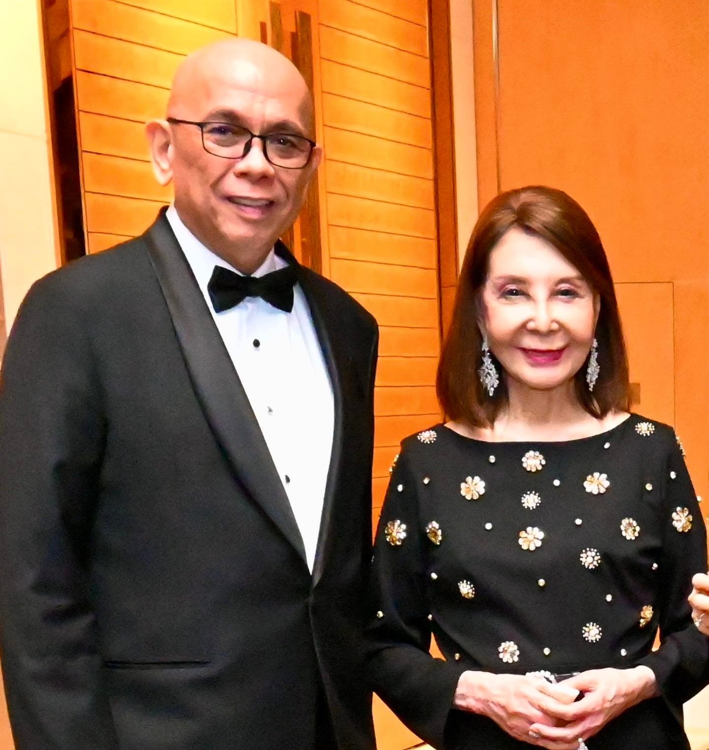 Roberto 'Bobby' Alvarez and Angola Consul, Helen Ong.