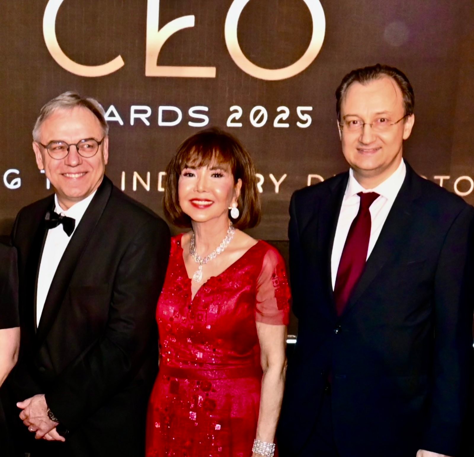Switzerland Ambassador Nicolas Bruhi, Consul General of Monaco Fortune Ledesma and Turkiye Ambassador  Evren Akyol.