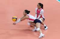 Alyssa Valdez refuses to give up a point in leading Creamline to a 25-15, 26-24, 25-19 victory over Galeries Tower in their PVL All-Filipino Conference match on Thursday at the Philsports Arena in Pasig.