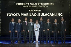 Toyota Philippines honors top dealers and professionals