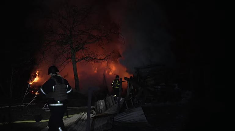 Ukraine attacked by 267 drones