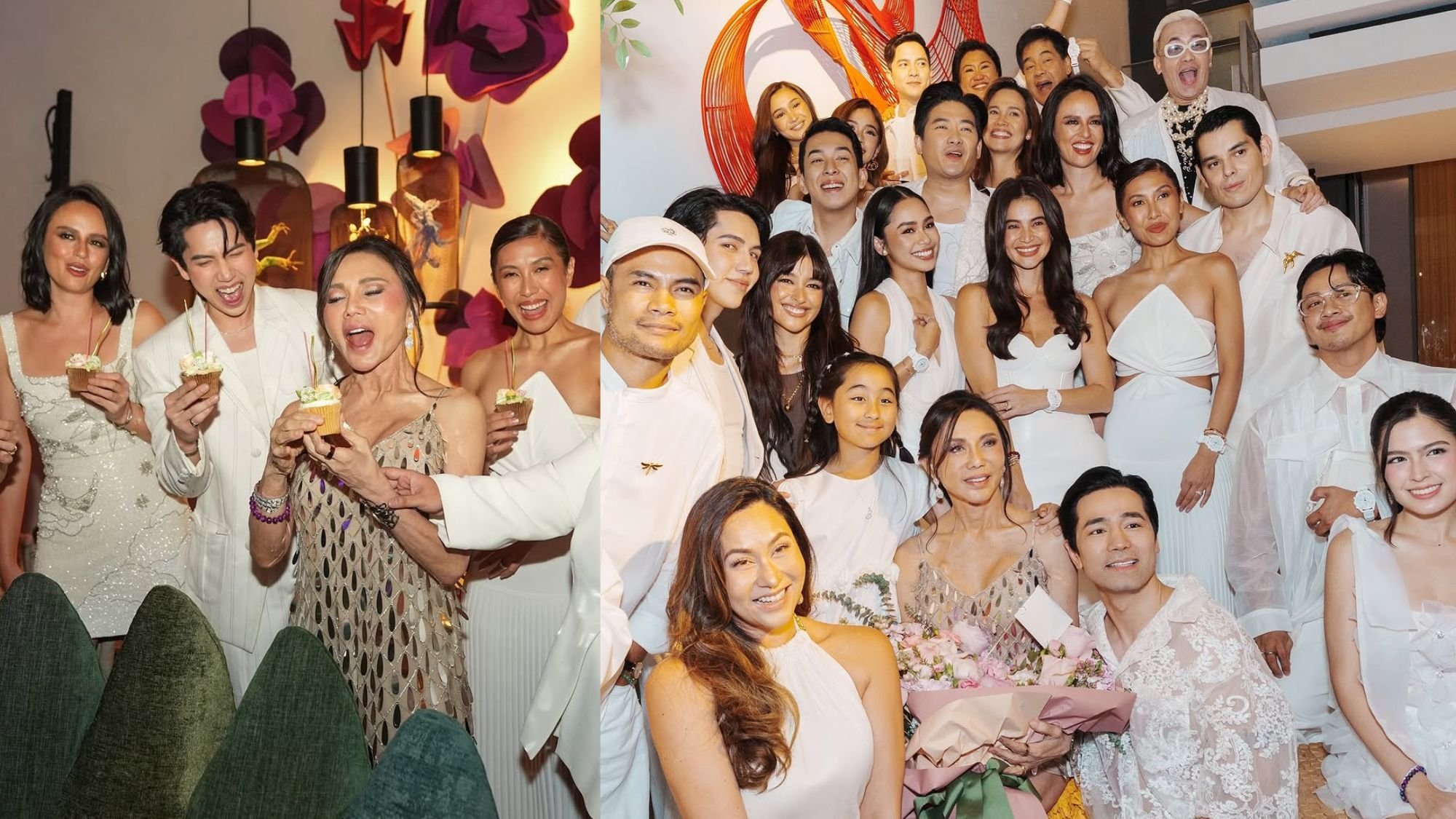 Vicki Belo hosts star-studded all-white birthday party