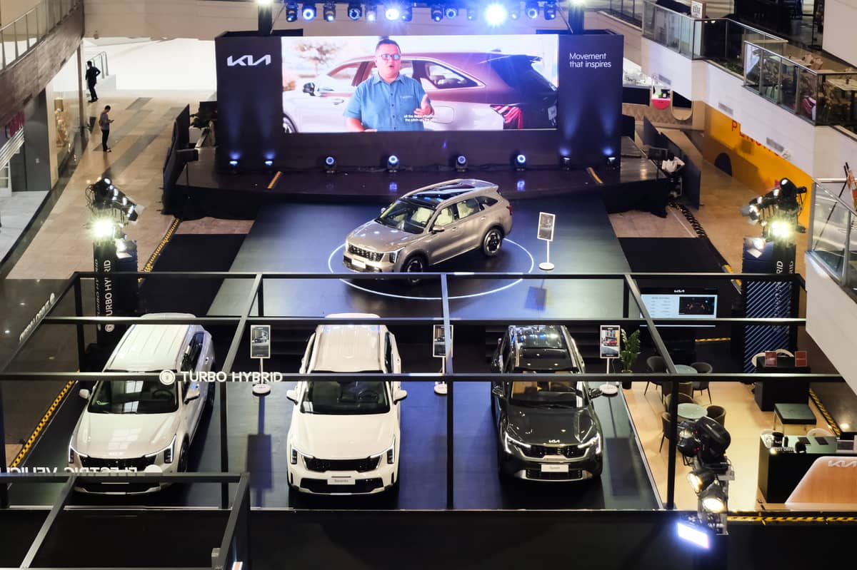 KIA Movement features a wide range of models giving visitors an up-close look at the future of mobility.