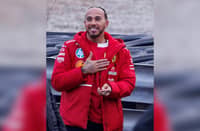 Lewis Hamilton delights fans after he tried the new F1 Ferrari SF-25 during tests at Fiorano Circuit.