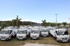 FUSO Philippines delivers 27 new Canter trucks to Burgos, Ilocos Sur