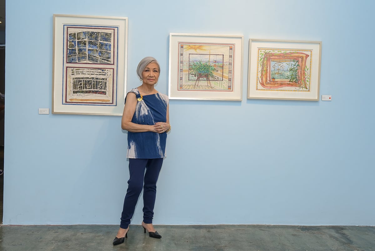 Artist Phyllis Zaballero.