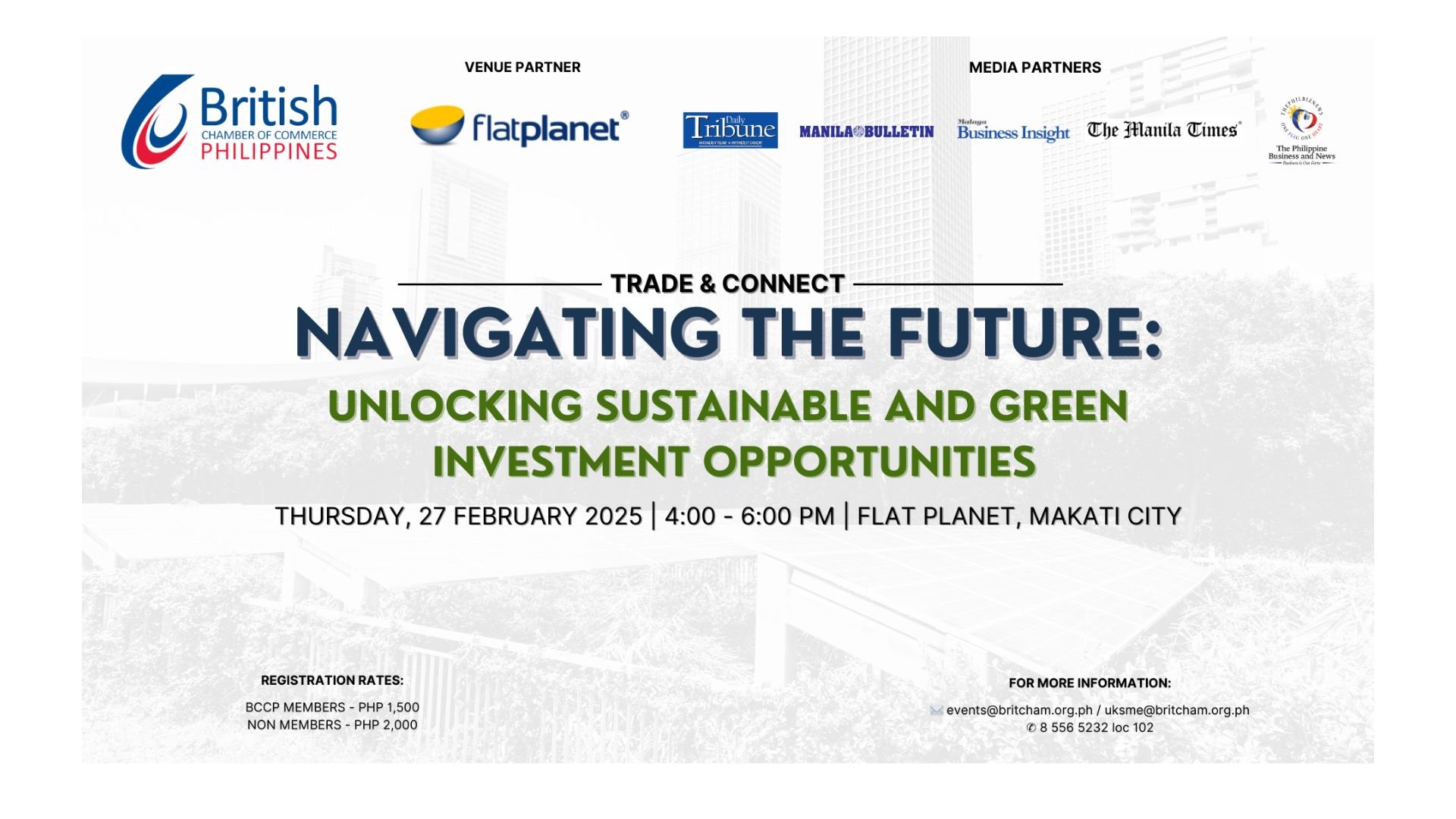 British Chamber sparks green investment in the Philippines