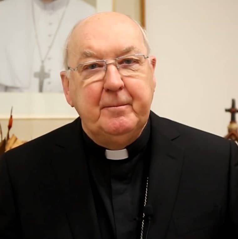Cardinal Kevin Joseph Farrell, the current camerlengo