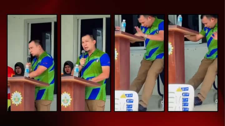 DATU Piang Vice Mayor Omar Samama’s speech Monday during a medical mission was cut short by gunfire that resulted in his wounding, according to the police.