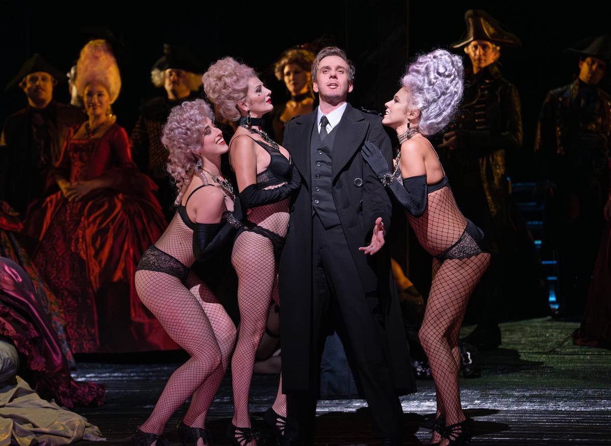 'Les Contes d’Hoffmann' is about the ramblings of a man drunk in wine and love.