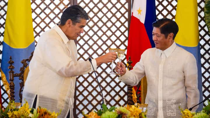 Nurturing ties At a state luncheon in the Palace, a toast made between visiting Palau President Surangel Whipps Jr. and Philippine President Ferdinand R. Marcos Jr. marks a determination to strengthen bilateral cooperation.