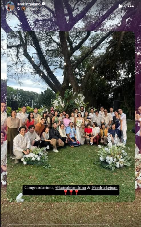 Kat Galang Instagram story