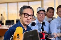 Vivencio Dizon holds first media briefing as the Secretary of the Department of Transportation on Tuesday.