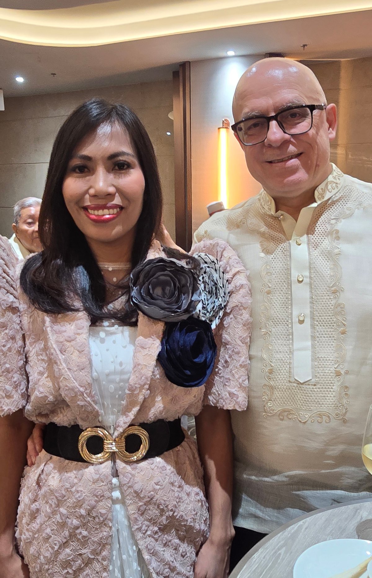Honorary Consul of Germany Jochen Bitzer and his wife Irma.