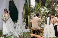 Cedrick Juan and Kate Alejandrino celebrate love in intimate garden wedding