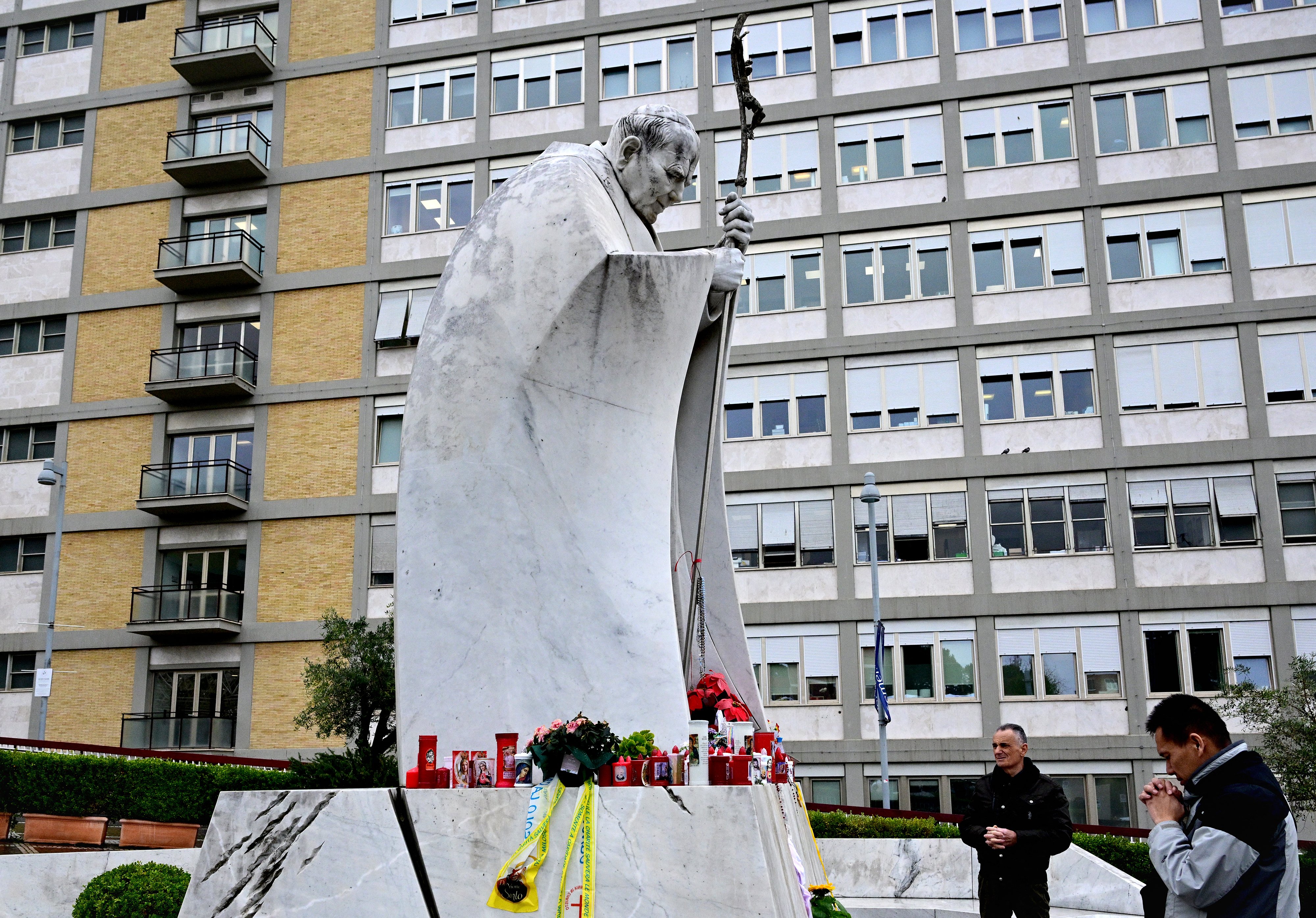 Hospitalized pope no longer in critical condition: Vatican source