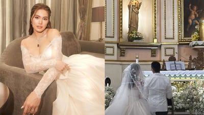 Volleyball star Michele Gumabao marries Aldo Panlilio 