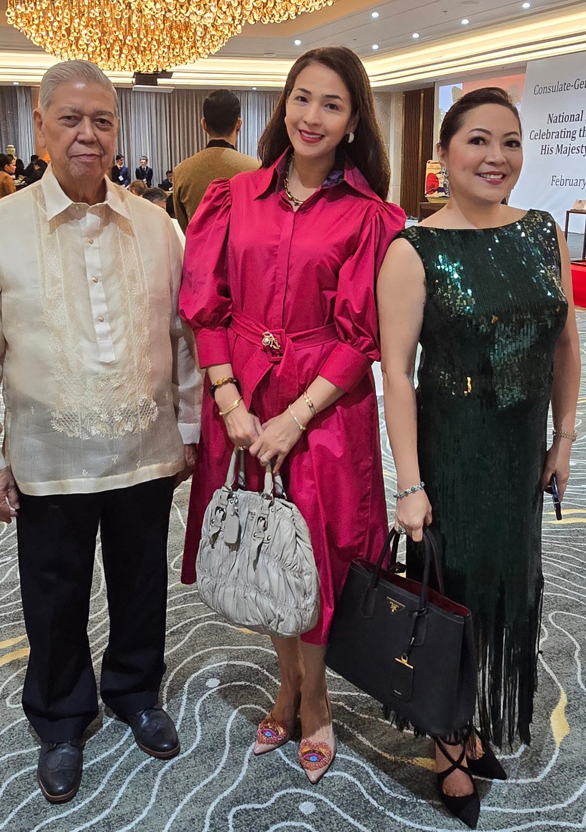 Jesus Cuenco, Gladys Uy and Merlyn Abaquita.
