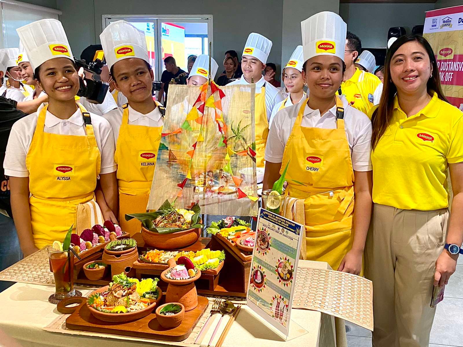 Finalists from Malinao School for Philippine Craftsmen (AKLAN)