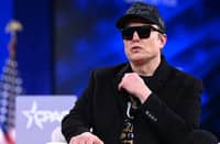 Elon Musk speaks during the annual Conservative Political Action Conference (CPAC) at the Gaylord National Resort & Convention Center at National Harbor in Oxon Hill, Maryland, on 20 February 2025.