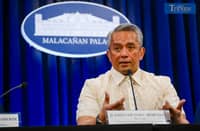 Department of the Interior and Local Government (DILG) Secretary Jonvic Remulla during a press briefing in Malacanang.